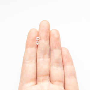 0.29cttw 2pc 3.92x3.44x1.48mm 3.98x3.50x1.52mm Shield Step Cut Sapphire Matching Pair 23396-01