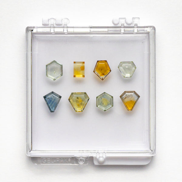 GARNI オニキスSquare Pierce Men's Sterling Silver 925 Black 6mm Cubic zirconia Square