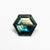 1.50ct 8.05x7.01x3.64mm Hexagon Step Cut Sapphire 23441-01
