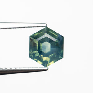 1.63ct 7.46x6.24x4.34mm Hexagon Step Cut Sapphire 23441-05