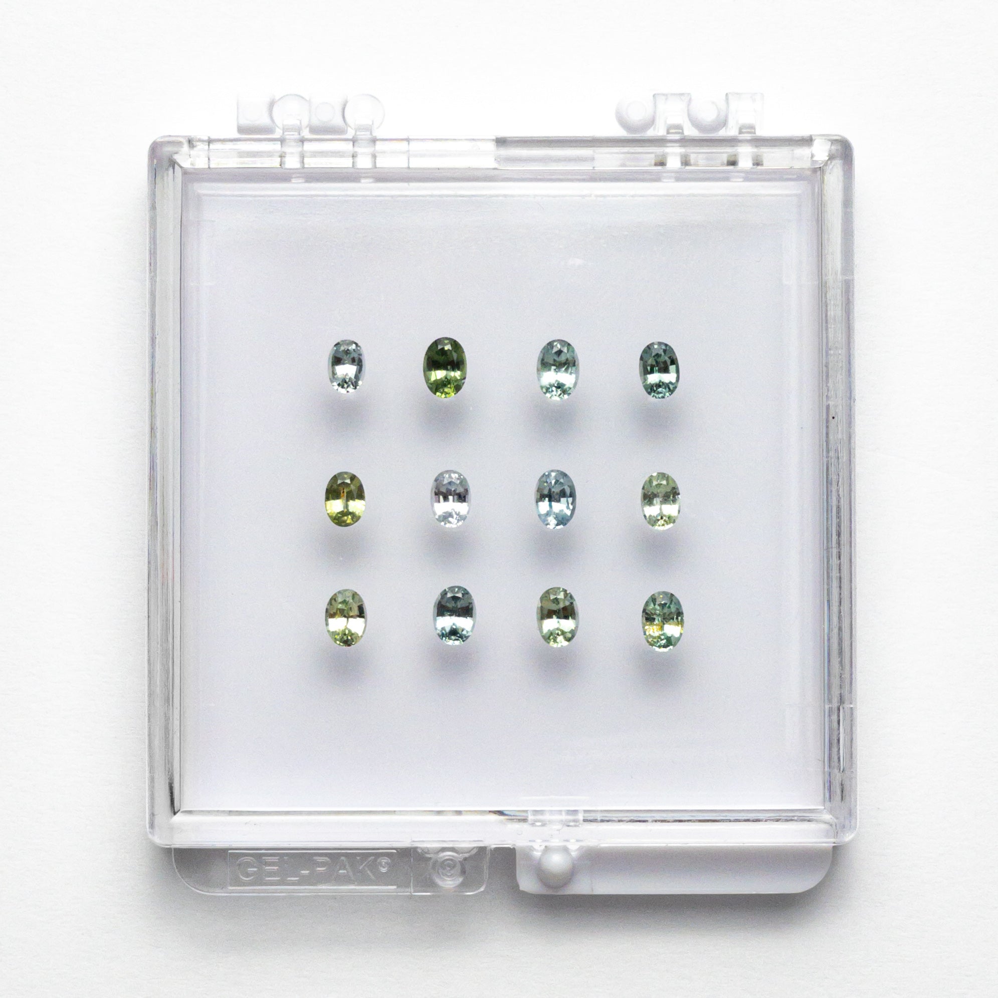 2.95cttw 12pc Oval Brilliant Sapphire Parcel 23448-00