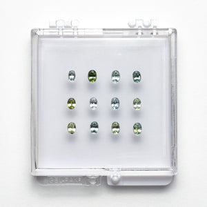 2.95cttw 12pc Oval Brilliant Sapphire Parcel 23448-00