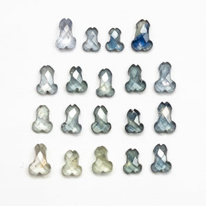 OFFLINE PARCEL 19pc 9.90cttw Penis Rosecut Sapphire Parcel  23451-01