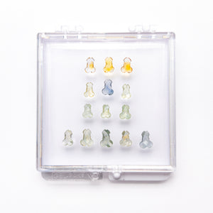 OFFLPAR 7.02cttw 14pc Penis Rosecut Sapphire Parcel  23451-02