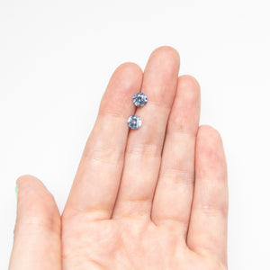1.78cttw 2pc 5.68x5.62x3.89mm 5.58x5.52x3.61mm Round Brilliant Sapphire Matching Pair 23459-01