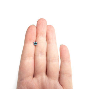 0.63ct 4.97x4.84x3.04mm Cushion Brilliant Sapphire 23466-18
