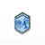 1.17ct 8.16x6.01x1.98mm Hexagon Portrait Cut Sapphire 23469-02