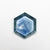 1.27ct 8.63x7.44x1.77mm Hexagon Portrait Cut Sapphire 23469-03