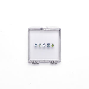 OFFLINE PARCEL 2.42cttw 5pc Assorted Brilliant Sapphire Parcel 23473-06