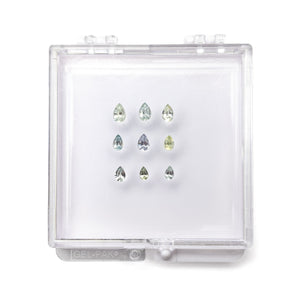 OFFLINE PARCEL 1.68cttw 9pc Pear Brilliant Sapphire Parcel 23473-07