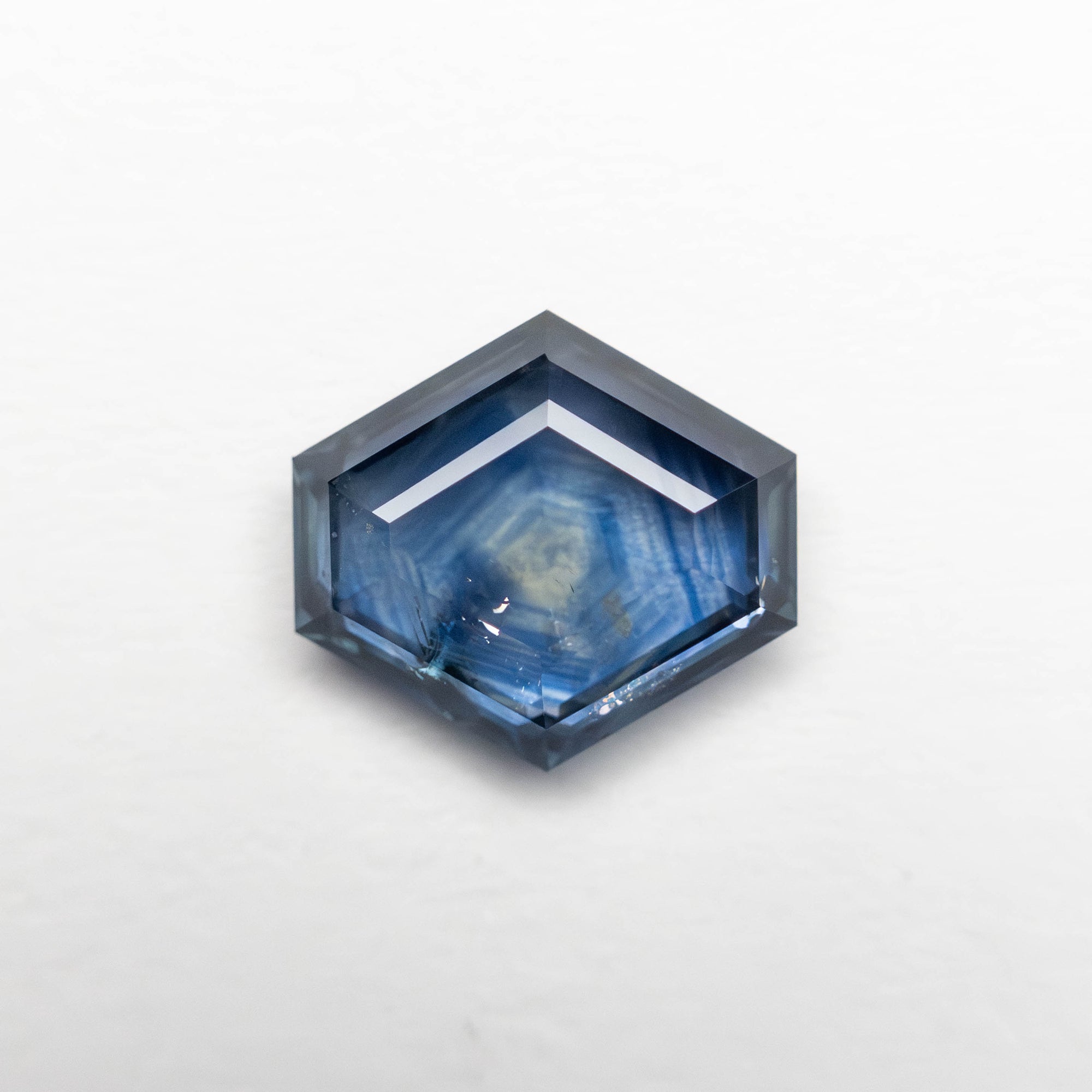 1.26ct 7.53x6.91x2.53mm Hexagon Portrait Cut Sapphire 23474-45