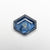 1.26ct 7.53x6.91x2.53mm Hexagon Portrait Cut Sapphire 23474-45