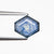 1.26ct 7.53x6.91x2.53mm Hexagon Portrait Cut Sapphire 23474-45