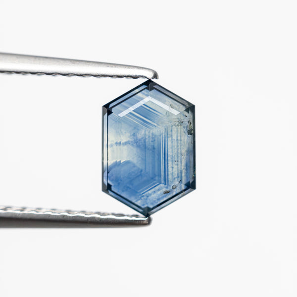 ◼️Blue Diamono 1.08ct 7.76x5.32x2.08mm Hexagon Portrait Cut Sapphire 23474-50