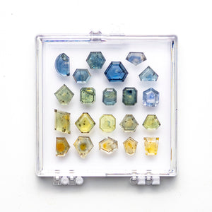 OFFLPAR 31.44cttw 21pc Portrait Cut Sapphire Parcel 23474-63