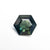 1.43ct 8.00x6.86x3.67mm Hexagon Step Cut Sapphire 23476-08