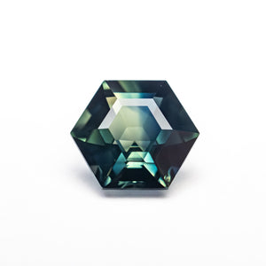 1.87ct 8.04x7.02x4.35mm Hexagon Step Cut Sapphire 23476-14