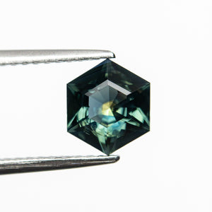 1.11ct 7.05x6.17x3.65mm Hexagon Brilliant Sapphire 23498-02