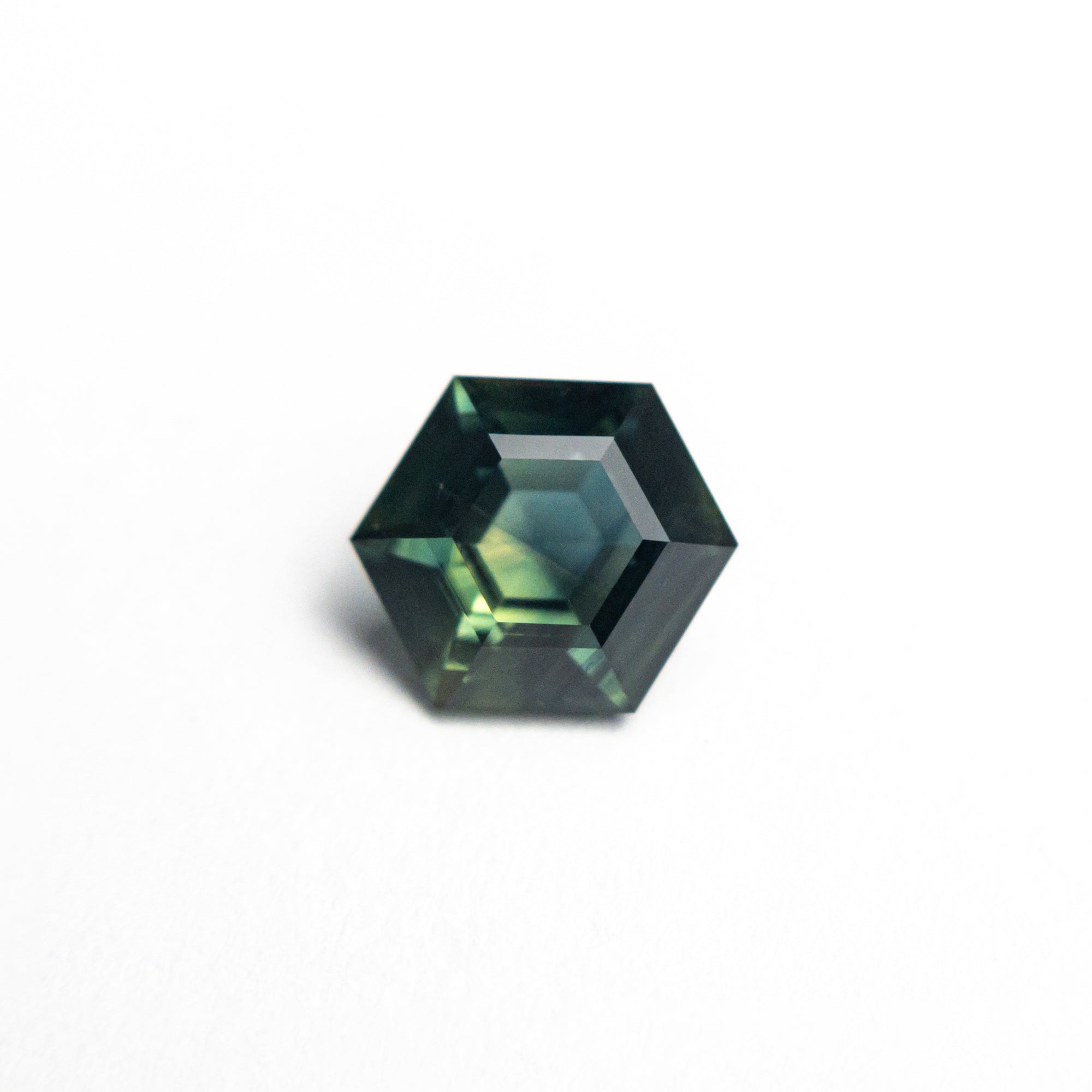 1.07ct 6.88x5.86x3.45mm Hexagon Step Cut Sapphire 23498-10
