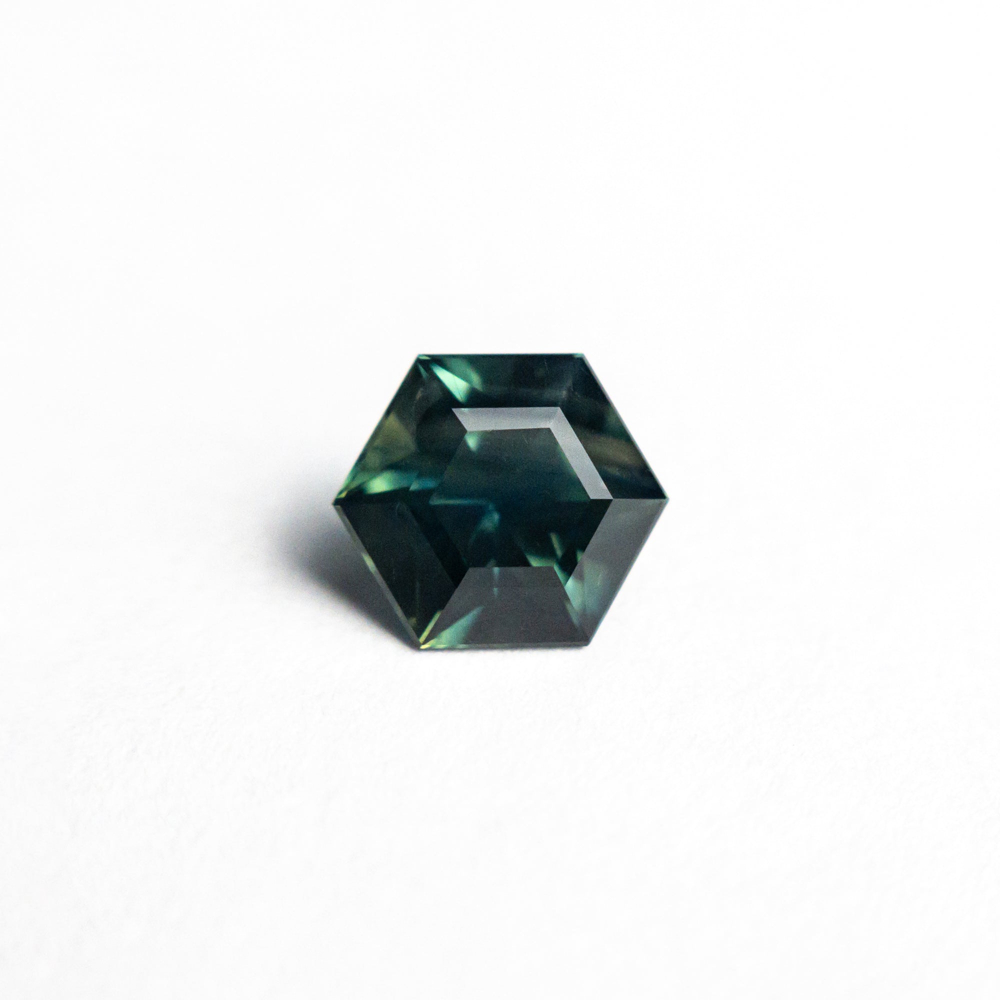 0.96ct 6.48x5.63x3.87mm Hexagon Step Cut Sapphire 23498-17
