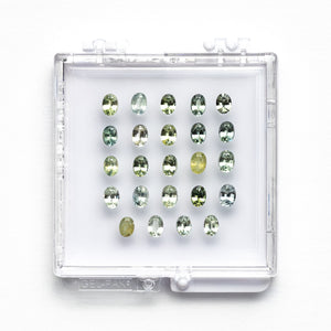 8.97cttw 24pc Oval Brilliant Sapphire Parcel 23666-02