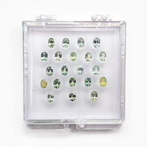 7.89cttw 21pc Oval Brilliant Sapphire Parcel 23666-02
