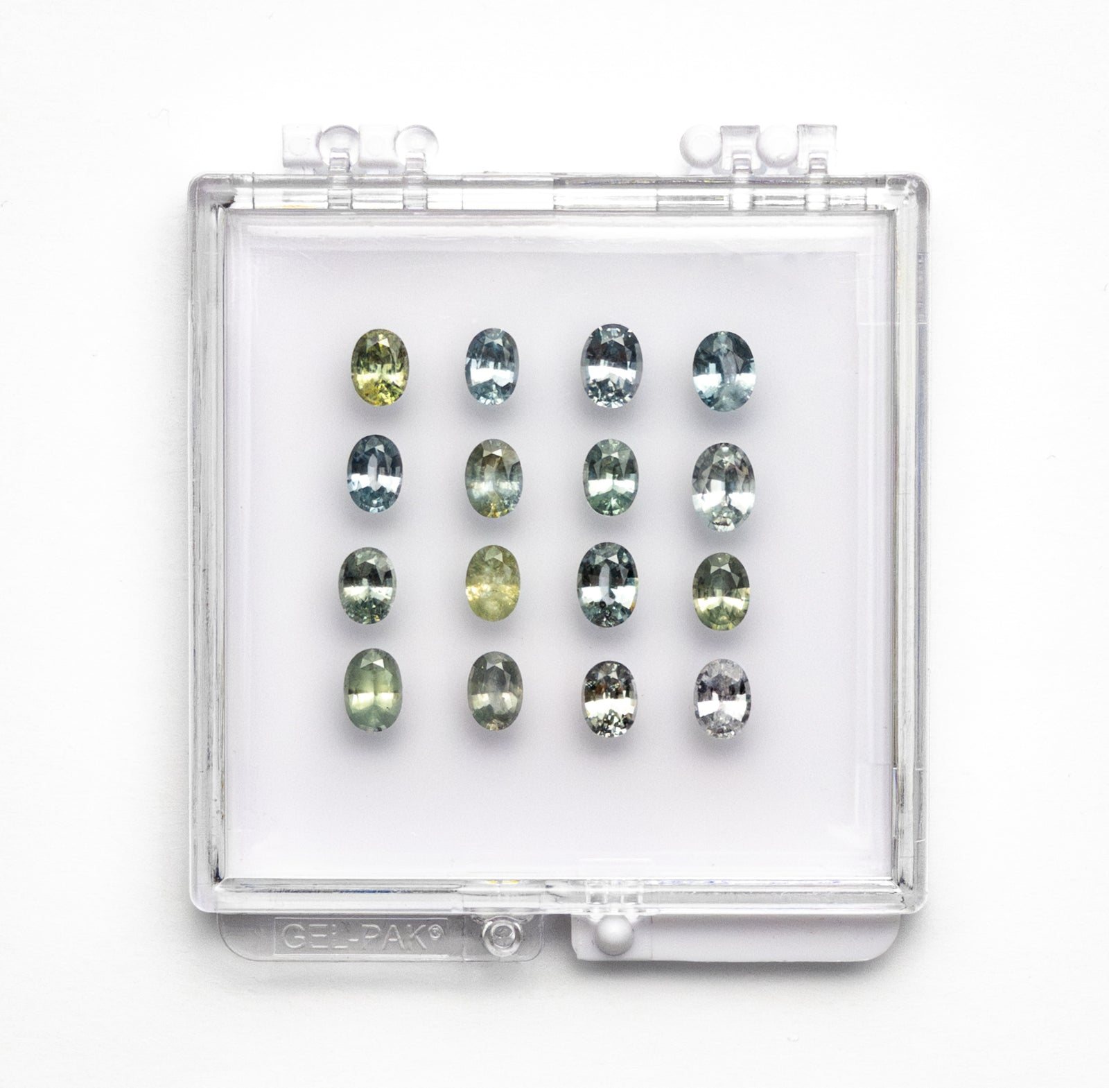 8.70cttw 16pc Oval Brilliant Sapphire Parcel 23666-03