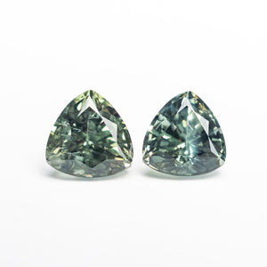 1.44cttw 5.16x5.25x3.40mm 5.27x5.23x3.66mm Trillion Brilliant Sapphire Matching Pair 23675-12