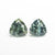 1.44cttw 5.16x5.25x3.40mm 5.27x5.23x3.66mm Trillion Brilliant Sapphire Matching Pair 23675-12