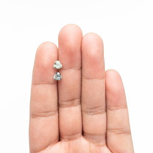 1.44cttw 5.16x5.25x3.40mm 5.27x5.23x3.66mm Trillion Brilliant Sapphire Matching Pair 23675-12
