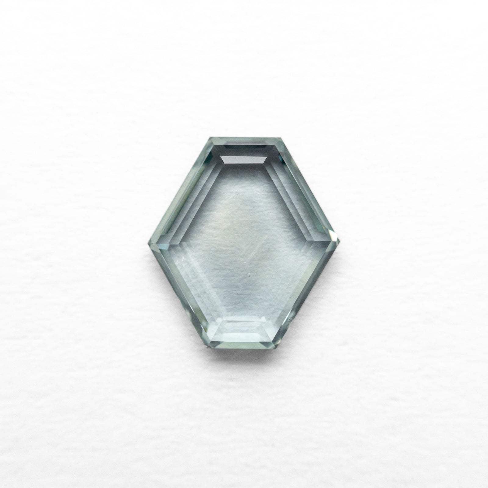1.02ct 7.25x6.59x2.03mm Hexagon Portrait Cut Sapphire 23677-11