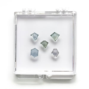 OFFLPAR 7.39cttw 5pc Portrait Cut Sapphire Parcel 23677-18