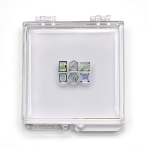 OFFLINE PARCEL 4.47cttw 6pc Geometric Portrait Cut Sapphire Parcel 23679-01