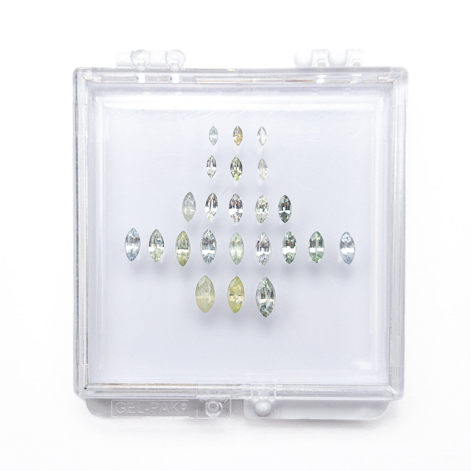 OFFLINE PARCEL 3.41cttw 23pc Marquise Brilliant Sapphire Parcel 23703-02