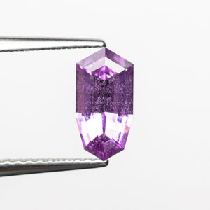 0.97ct 9.06x4.57x2.76mm Shield Step Cut Sapphire 23732-01