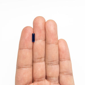 0.74ct 10.02x3.02x2.11mm Baguette Step Cut Sapphire 23769-02