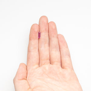 0.53ct 9.01x3.03x1.56mm Baguette Step Cut Sapphire 23771-03