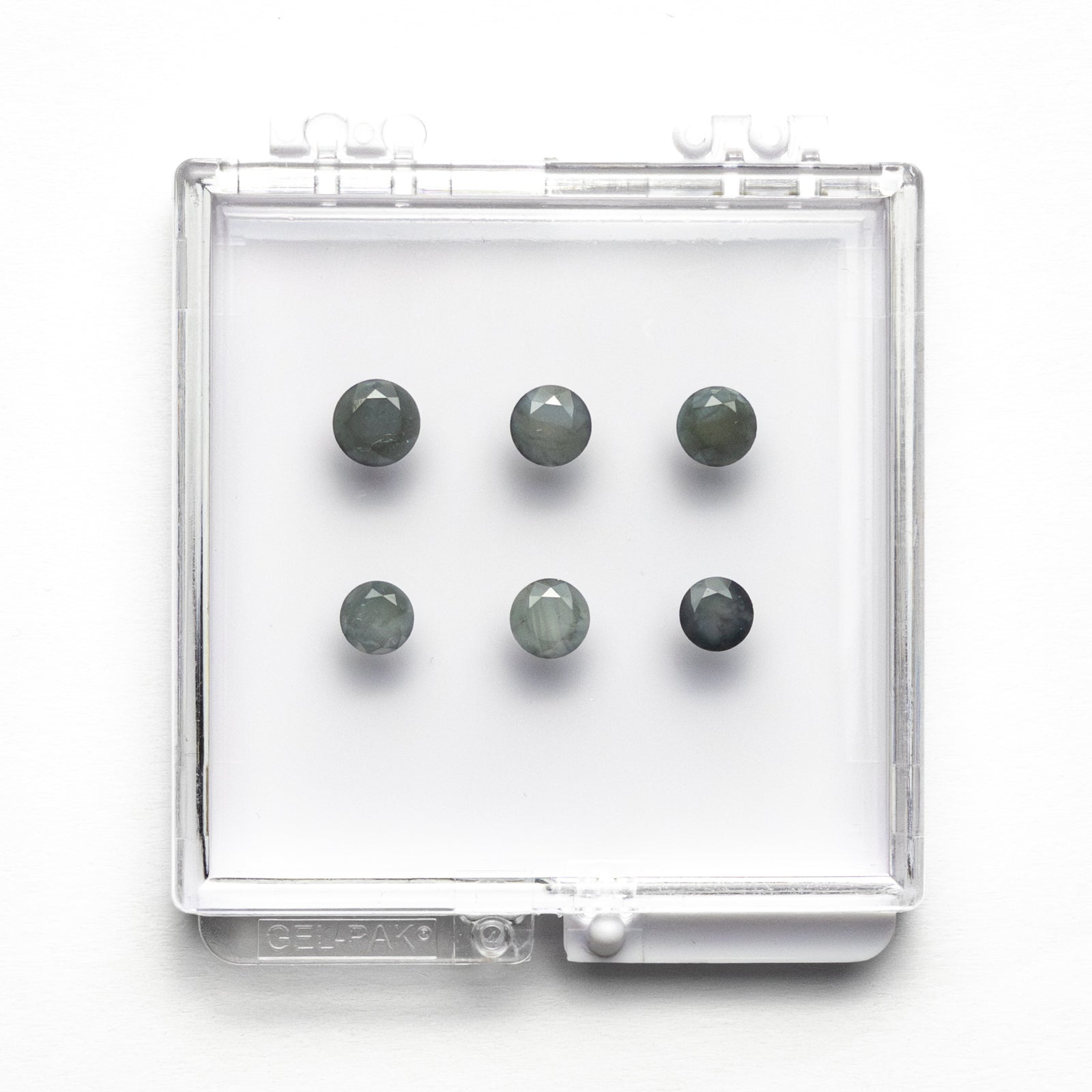 4.67cttw 6pc Round Brilliant Sapphire Parcel 23781-10