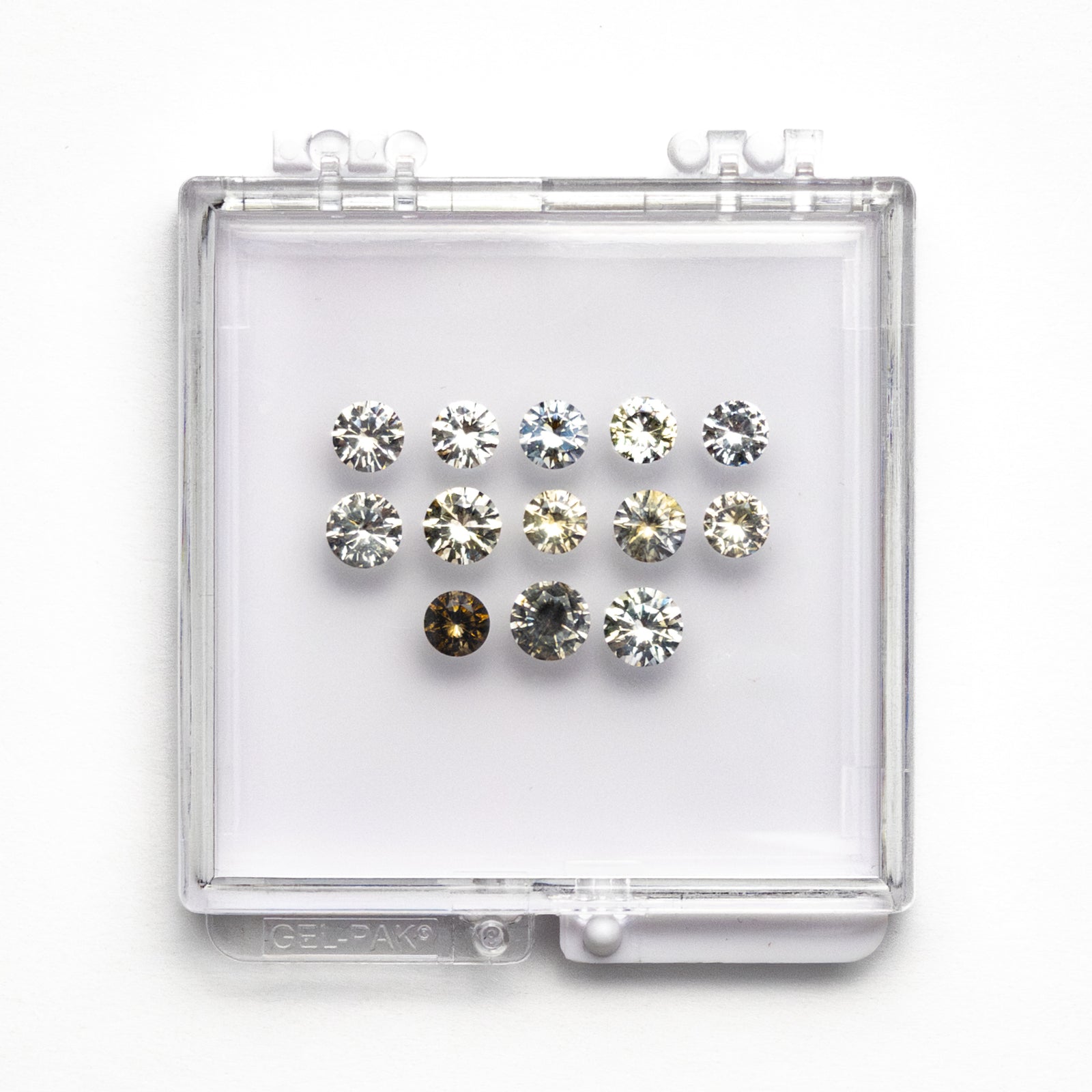 7.58cttw 13pc Round Brilliant Sapphire Parcel 23782-00