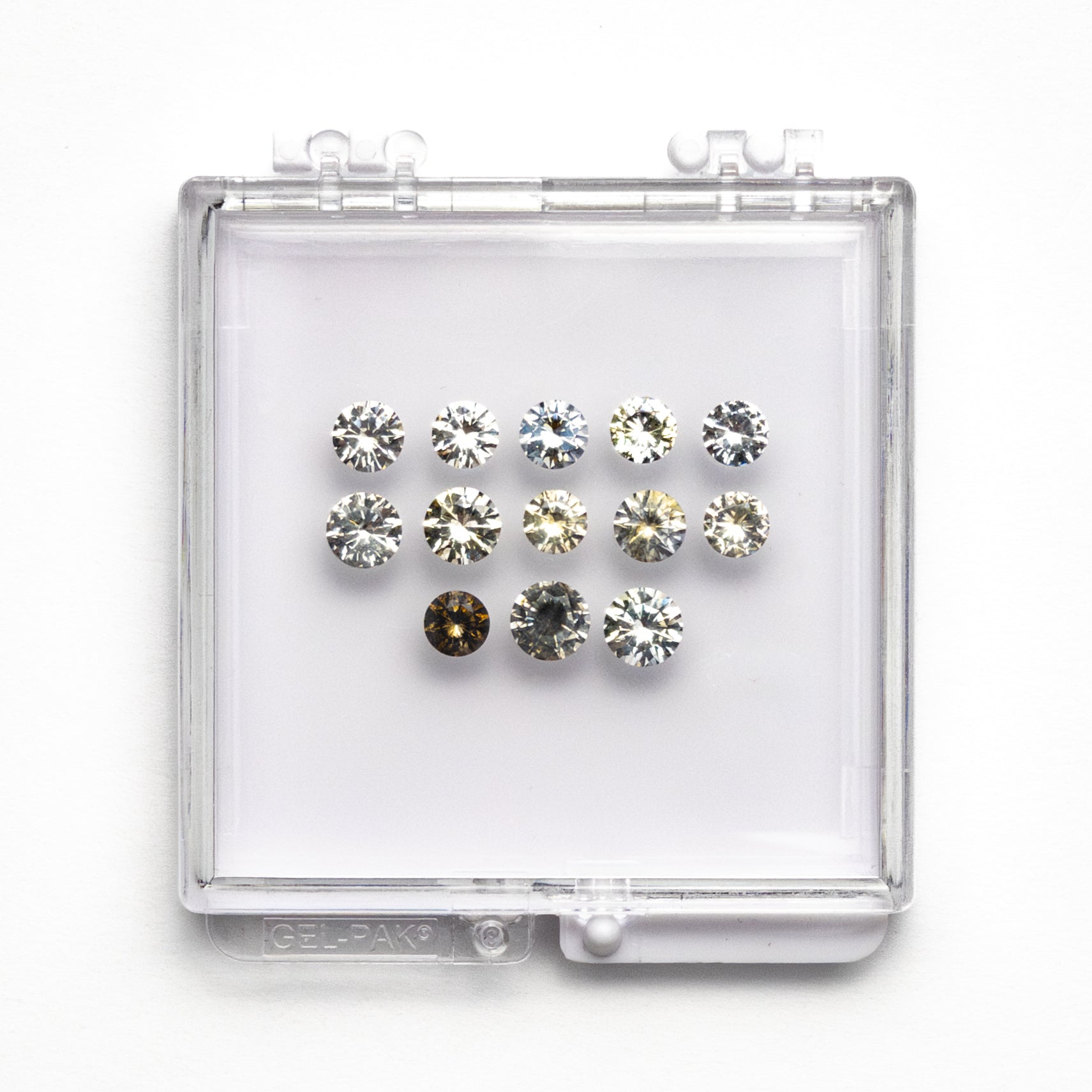 7.58cttw 13pc Round Brilliant Sapphire Parcel 23782-00