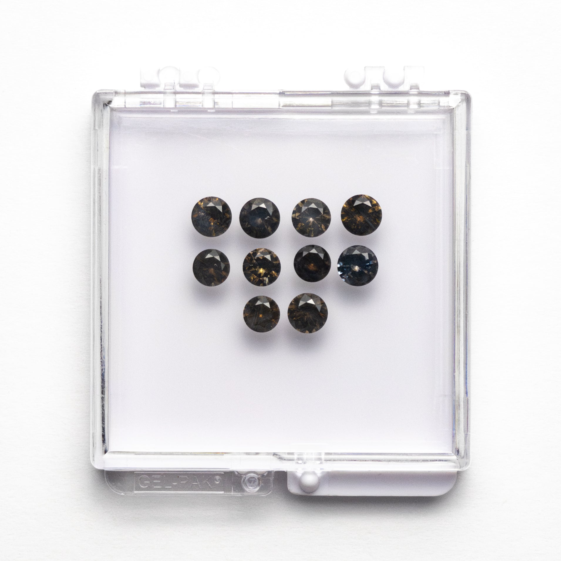 7.13cttw 10pc Round Brilliant Sapphire Parcel 23785-00