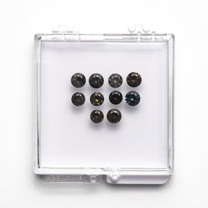 7.13cttw 10pc Round Brilliant Sapphire Parcel 23785-00