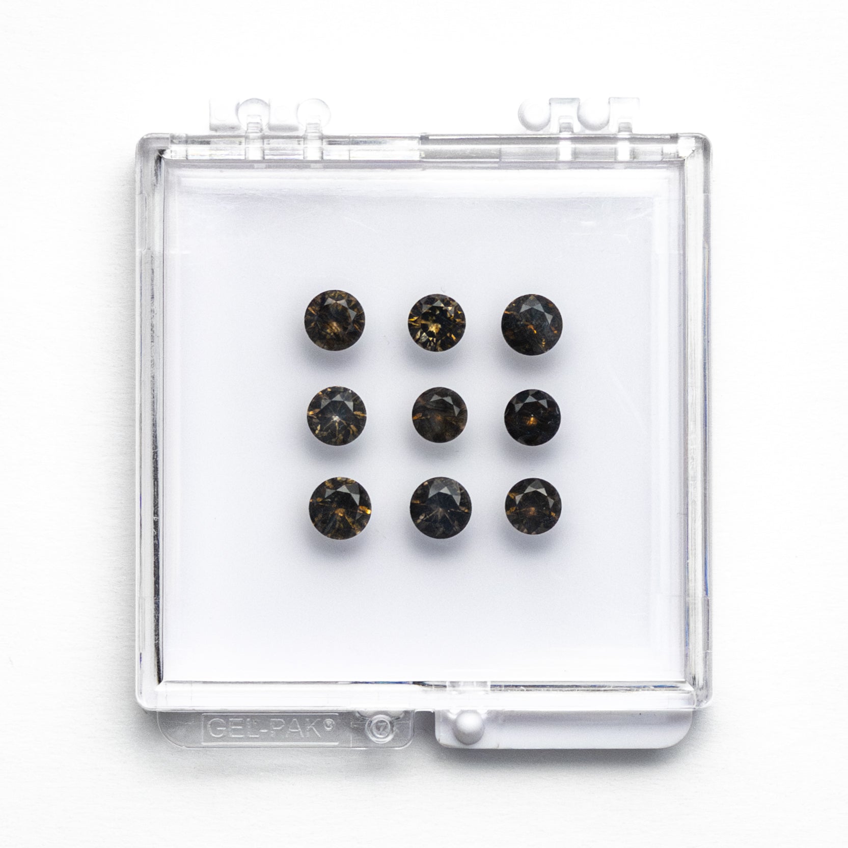 6.32cttw 9pc Round Brilliant Sapphire Parcel 23785-00