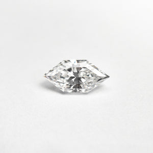 0.57ct 8.32x4.05x2.89mm GIA VS1 D Hexagon Brilliant 23791-01