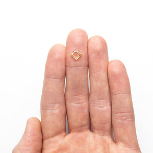 0.91ct 7.07x8.78x1.77mm Shield Portrait Cut Sapphire 23794-04