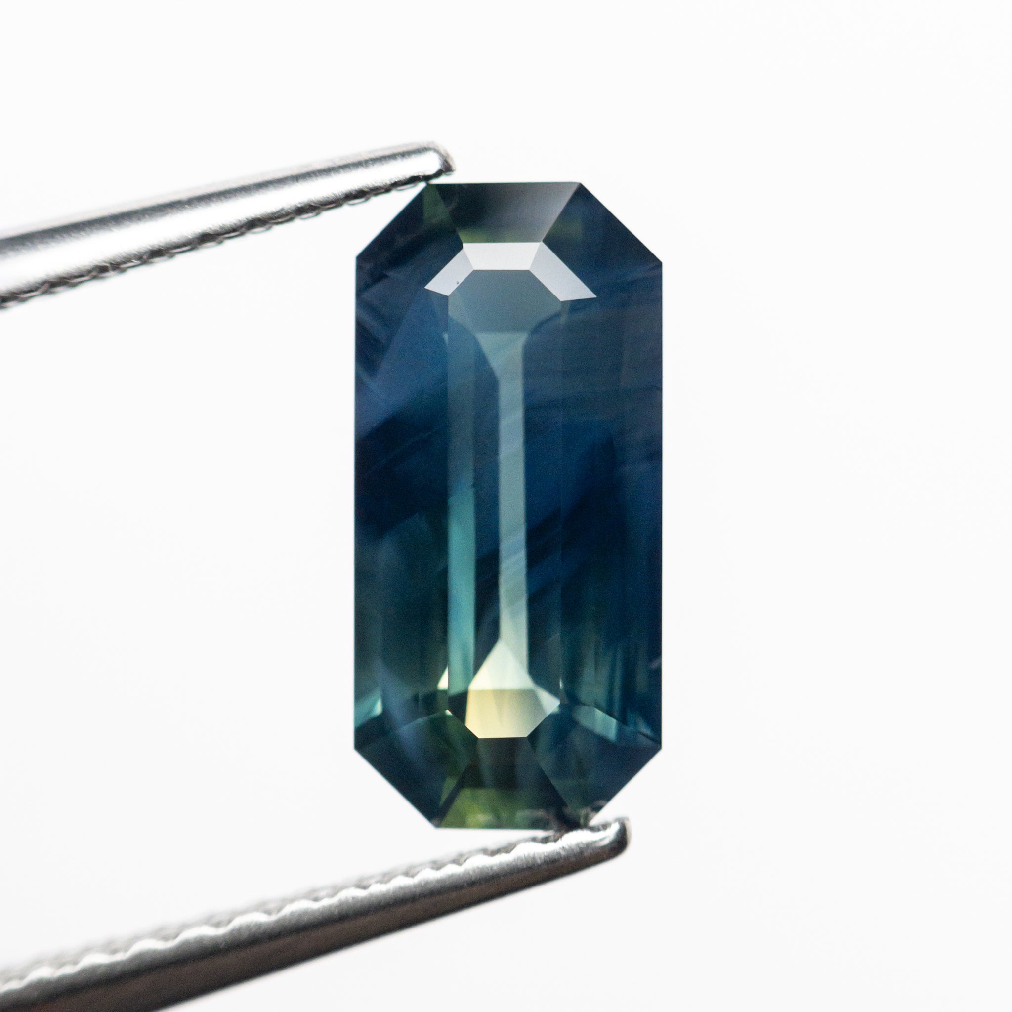 2.01ct 10.80x5.16x3.50mm Cut Corner Rectangle Step Cut Sapphire 23817 ...