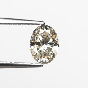1.03ct 7.42x5.68x3.65mm GIA VVS2 Fancy Yellow-Brown Oval Brilliant 23827-01