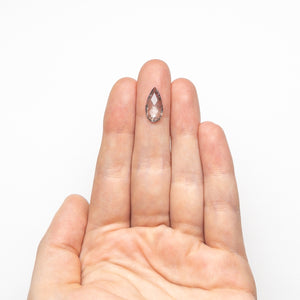 2.02ct 14.22x7.09x2.39mm Pear Rosecut 23834-11