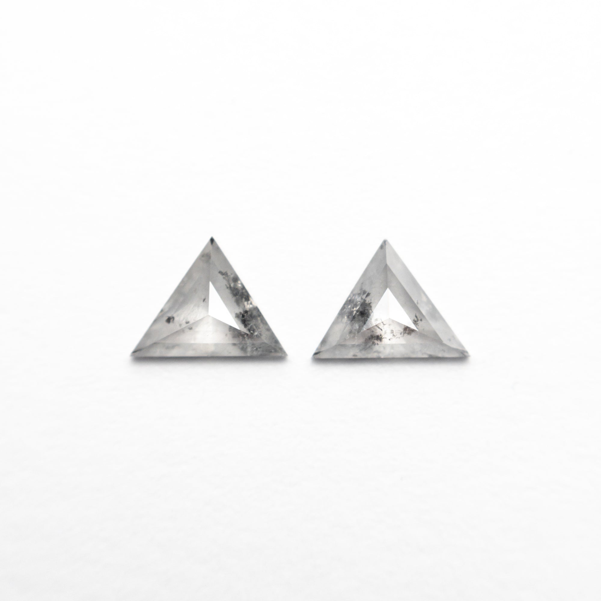 0.61cttw 2pc 6.45x4.88x1.79mm 6.44x4.86x1.71mm Triangle Rosecut Matching Pair 23852-09