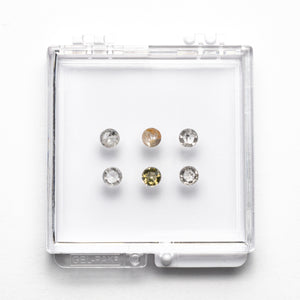 3.05cttw 6pc Round Rosecut Parcel 23859-00